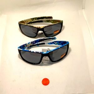 2 pairs of Xloop camo sunglasses  ck 2nd picture for colors.